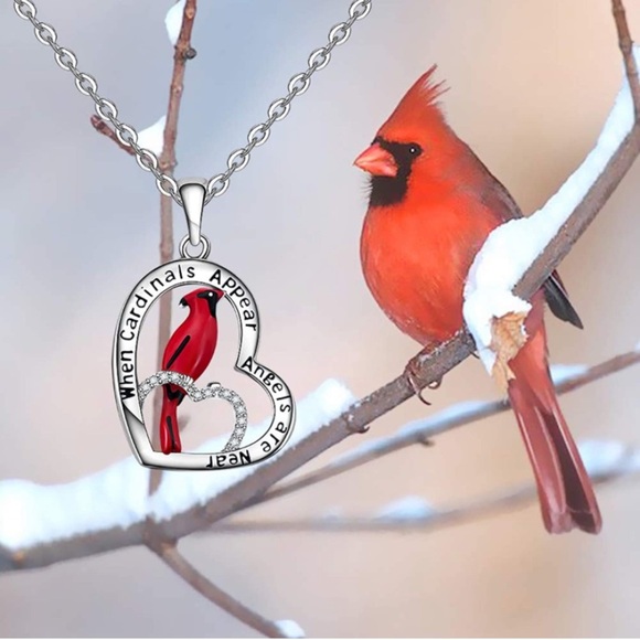 Angel Cardinal Diamond Necklace *LIMITED REMAINING* - Picture 7 of 8